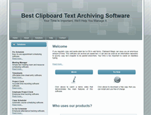 Tablet Screenshot of clipboardmagic.com